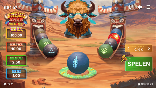 Buffalo Bash gameplay