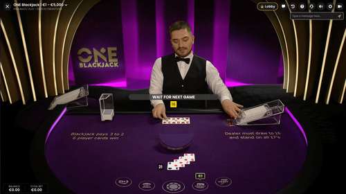 LIVE ONE Blackjack - Gameplay Image