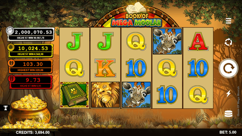 Mega Moolah - Gameplay Image